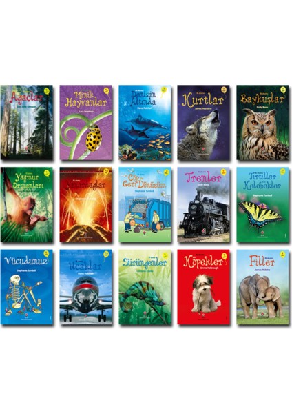 Tübitak Popüler Bilim Ilk Okuma Kitapları 15 Li Set (1. Sınıf ve Okul Öncesi) Set 1