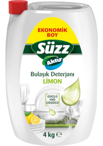 Süzz Bulaşık Deterjanı Limon Kokulu 4 kg