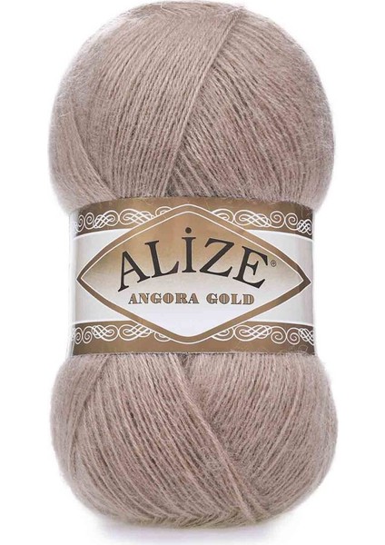 Angora Gold El Örgü Ipi Gül Kurusu 542