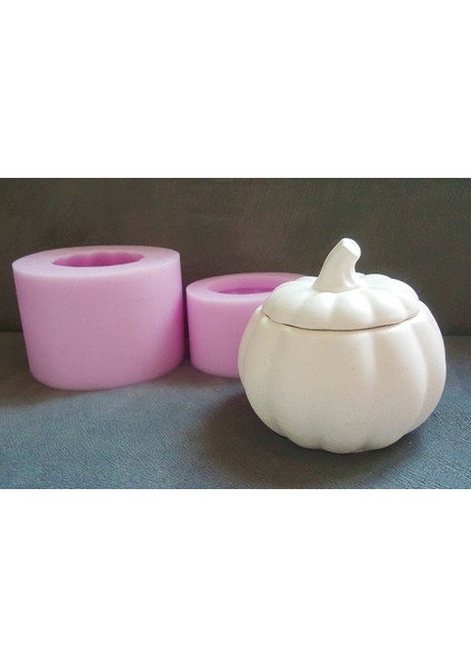 Büyük Boy Kabak Kutu Saksı Silikon Kalıp K-837