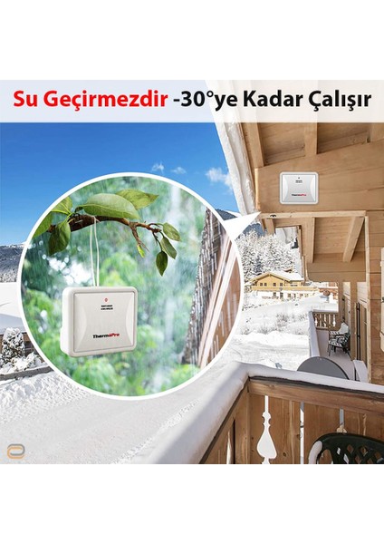 Thermopro TP67A Wifi Iç-Dış Mekan Dijital Isı,nem,basınç Ölçer