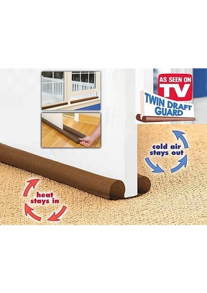 Twin Draft Guard Çift Taraflı Kapı Altı Rüzgarlığı Pi