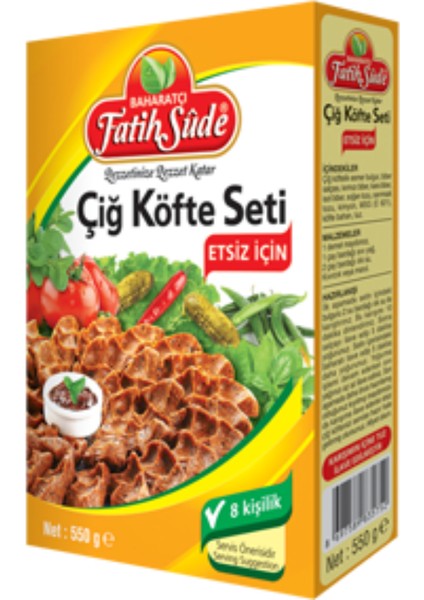Etsiz Çiğ Köfte Seti 550 gr