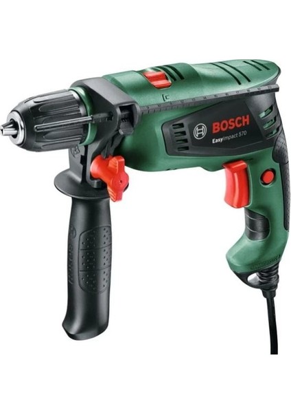 Easyimpact 570 Darbeli Matkap + Bosch 46 Parça Cırcır Tornavida Vidalama Ucu Seti