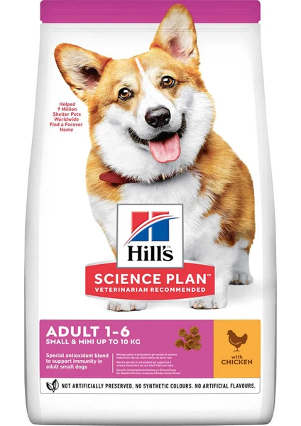 Science Plan Tavuklu Küçük & Minyatür Irk Yetişkin Köpek Maması 1,5 Kg (Adult Small & Miniature with Chicken)