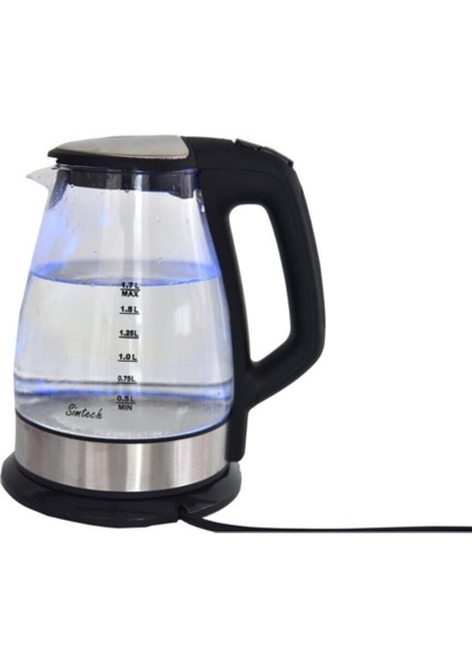 Sımtech KM-4716 Cam Kettle 1,7 Litre