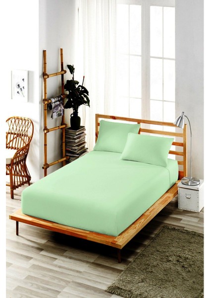 Lastikli Çarşaf Takımı Pamuklu Yastık Kılıflı (Nevresim Kumaşı) Tek Çift Kişilik