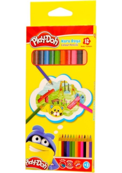 Play Doh Kuru Sulu Pastel Keçeli Oyun Hamuru Kırtasiye Seti