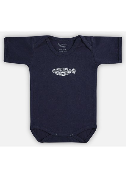 Fish Bebek Kısa Kollu Body 3'lü Set