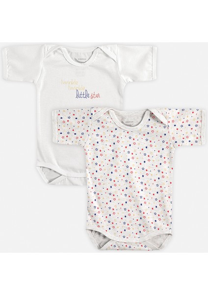 Little Star Bebek Kısa Kollu Body 2'li Set