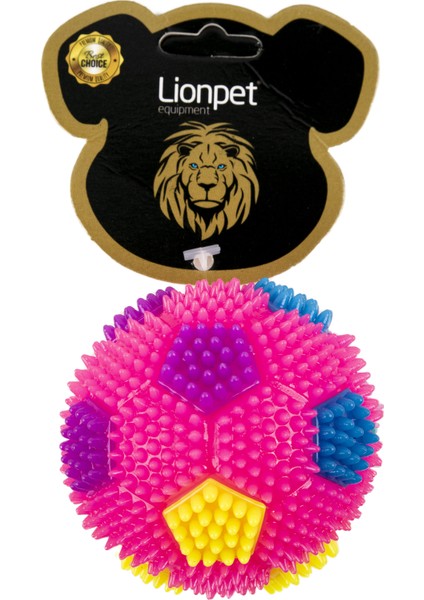 Lion Pet Köpek Oyuncağı Işıklı Top 7 cm