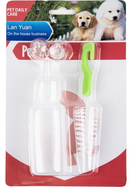 Lion Pet Kedi Köpek Biberon Seti Büyük Boy 60 ml