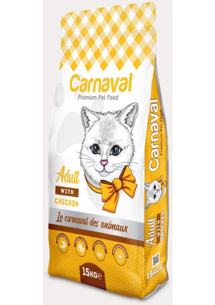 Premium Tavuk Etli Yetişkin Kedi Maması 15 kg