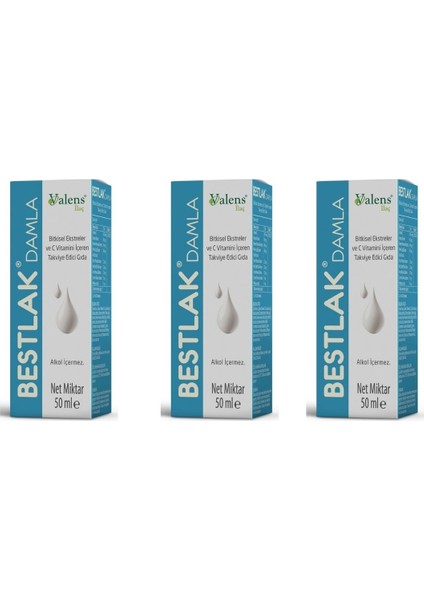Bestlak Süt Arttırıcı Damla 50 ml 3 Adet
