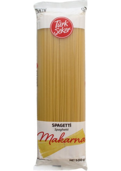 Türk Şeker Makarna Spagetti 500 gr