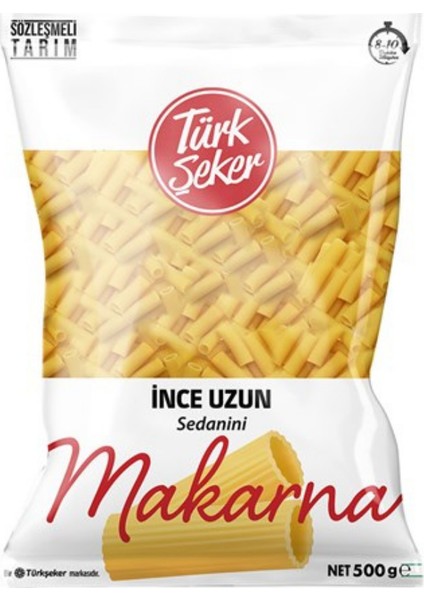 Türk Şeker Makarna Ince Uzun 500 gr