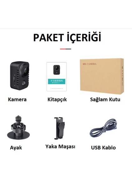 MD29 Pır Sensörlü Nöbetçi Mikro Kamera Uzun Şarj Süresi( Wifi Li Değildir) indirimleri