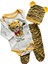 3lü Şapkalı Bebek Takım Tiger 1