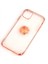 Apple iPhone 11 Pro Max Kılıf Gess Kenarları Renkli Yüzük Aparat Rose Gold 1