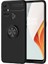 Oneplus Nord N10 5g Kılıf Ultra Korumalı Yüzüklü Manyetik Ravel Silikon + Tam Kaplayan 6d Nano Ekran Koruyucu Siyah 1