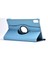 Huawei Matepad 10.4 Uyumlu Kılıf Standlı 360° Rotatable Pu-Leather Case Mavi 1
