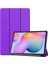 Huawei Matepad T8 Uyumlu Kılıf Standlı Ön ve Arka Kılıf Canpay Smart Case Mor 1