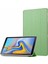 Samsung Galaxy T830 Uyumlu Kılıf (Tab S4) Ön-Arka Smart Case Katlanır Stand Yeşil 1