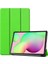 Samsung Galaxy T720 Uyumlu Kılıf (Tab S5E) Ön-Arka Smart Case Katlanır Stand Yeşil 1