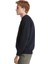 Brushed Back Erkek Siyah Yuvarlak Yaka Sweatshirt 3