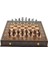 Gifthome Metal Satranç Takımı/seti;battal,ispanyol,antik,sedefli,ceviz ,çekm. Satranç Tahtası 4