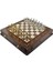 Gifthome Metal Satranç Takımı/seti;battal,ispanyol,parlak,sedefli,k.cvz,çekm. Satranç Tahtası 1