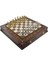 Gifthome Metal Satranç Takımı/seti;battal,ispanyol,parlak,sedefli,k.cvz,çekm. Satranç Tahtası 2