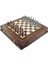 Gifthome Metal Satranç Takımı/seti;battal,ispanyol,antik,sedefli,k.cvz,çekm. Satranç Tahtası 3