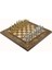 Gifthome Metal Satranç Takımı / Seti;battal,ispanyol,parlak Taş,düz Sedefli Satranç Tahtası 1