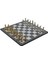 Gifthome Metal Satranç Takımı/seti;orta,roma,parlak,gri Mermer Desenli Satranç Tahtası 1