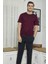 Kly 7618 Erkek Midi Yaka 3'lü Pijama Takımı 1