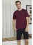 Kly 7618 Erkek Midi Yaka 3'lü Pijama Takımı 2