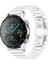 Samsung Galaxy Watch Gear S2 (20MM) Kordon Seramik Metal Kordon 16 Beyaz 1