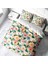 Flower Spring 3D Pamuk Saten Çift Kişilik Nevresim Takımı 1