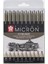 Pigma Micron Set Black 10'lu 1