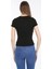 Kadın Kahve V Yaka T-Shirt 5