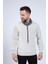 Erkek Ekru Balıkçı Yaka Sweatshirt 4