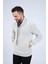 Erkek Ekru Balıkçı Yaka Sweatshirt 1