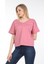 Kadın Oversize Çift Taraf V Yaka T-Shirt 1