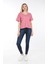 Kadın Oversize Çift Taraf V Yaka T-Shirt 2