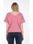 Kadın Oversize Çift Taraf V Yaka T-Shirt 4