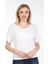 Kadın Oversize Çift Taraf V Yaka T-Shirt 1