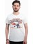 Men Tshırt Offwhıte Erkek T-Shirt 20420-17 1
