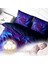 Purple Energy 3D Pamuk Saten Çift Kişilik Nevresim Takımı 4