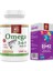 Omega 3-6-9 Fish Oil 1000MG 200 Softgels+Vitamin D3 K2 20 ml 1